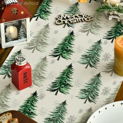 Green Christmas Table Runner 13x72 Inch H732205
