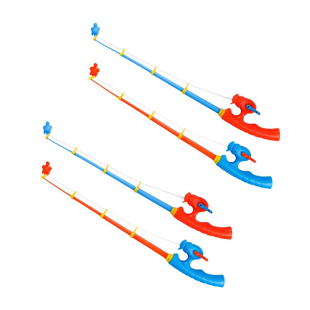 4pcs Plastic Fishing Rod Magnetic Fishing Game Educational Learning Toys G6150