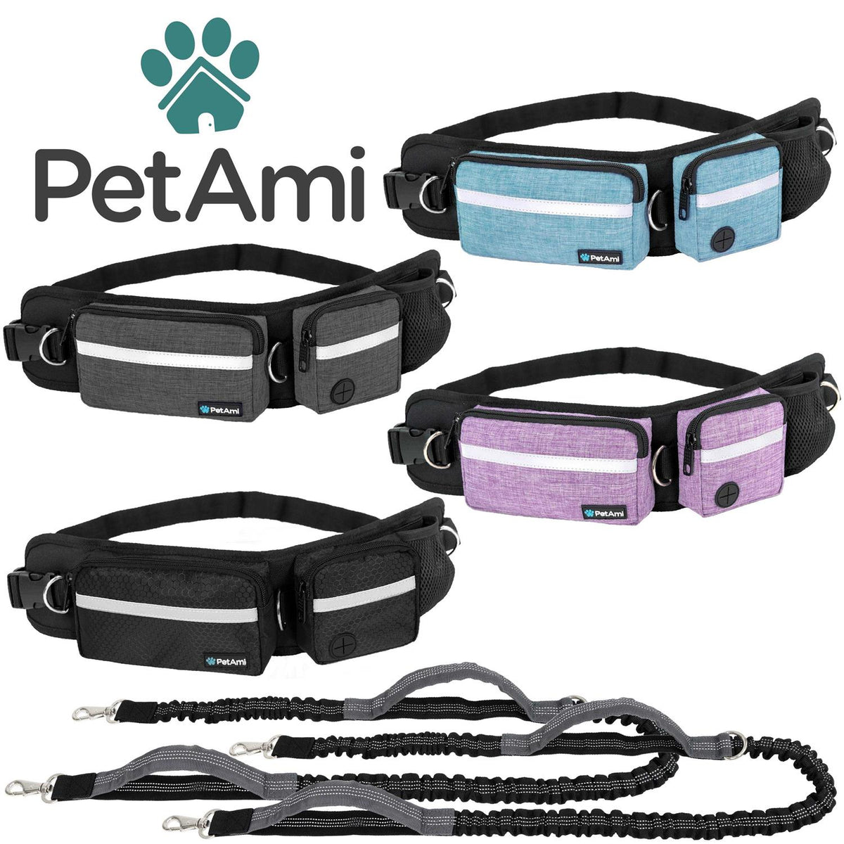 Hands Free Dog Leash Belt Bag S476