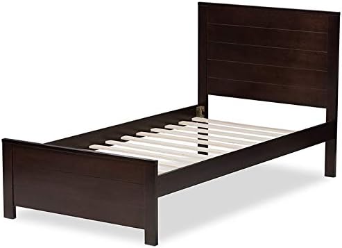 Twin Platform Bed in Espresso Z305285