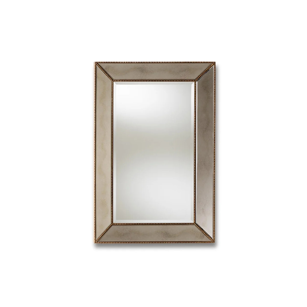 Antique Gold Rectangular Accent Wall Mirror R838141