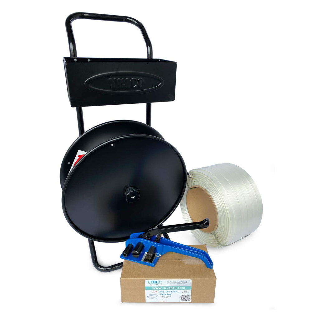 Composite Cord Strapping Kit, 1 1/4" x 820', 3300 lbs Break Strength Q168422