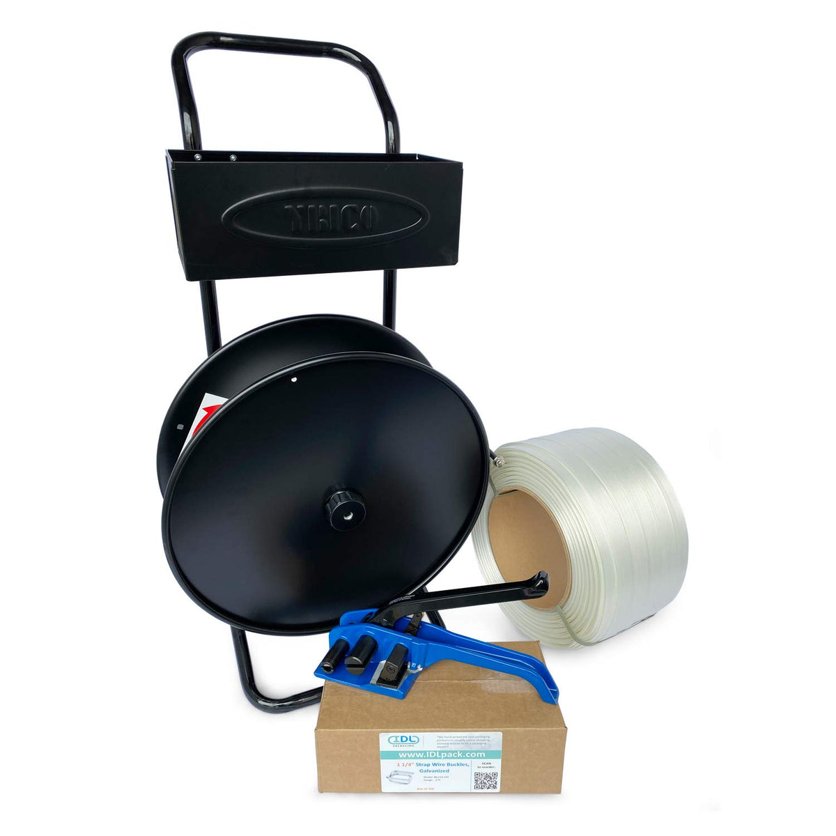 Composite Cord Strapping Kit, 1 1/4" x 820', 3300 lbs Break Strength Q168422