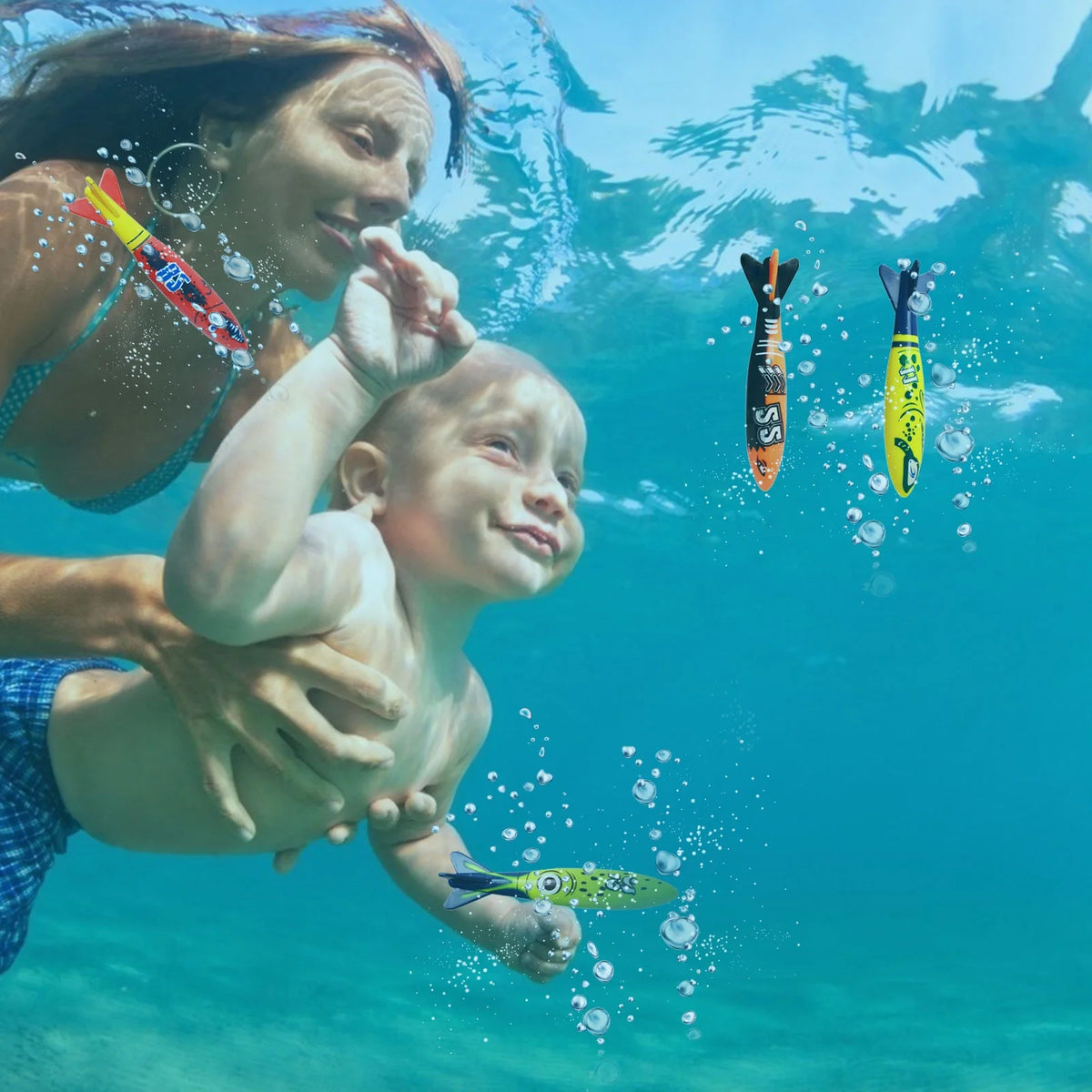 Colorful Diving Pool Sink Ring Toy E5712