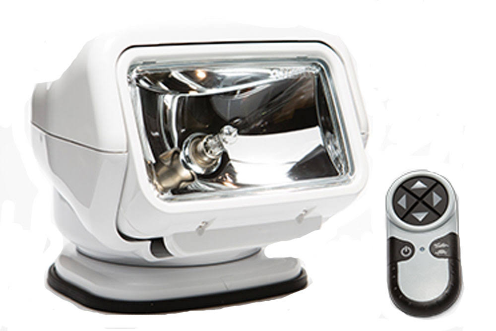 White LED Stryker Searchlight with Wired Dash Remote R532