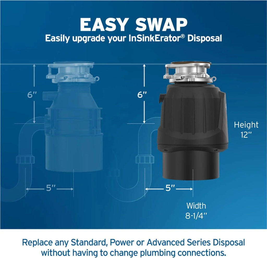 1 HP Continuous Feed Garbage Disposal L59044