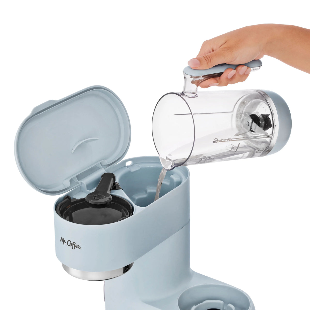Light Gray Single-Serve Coffee Maker Z263232