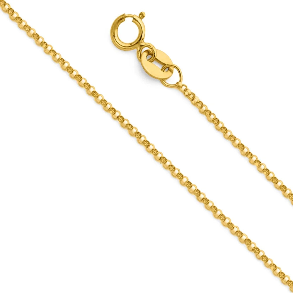 14K Yellow Gold Cherub Pendant Necklace with 18" Chain I605789
