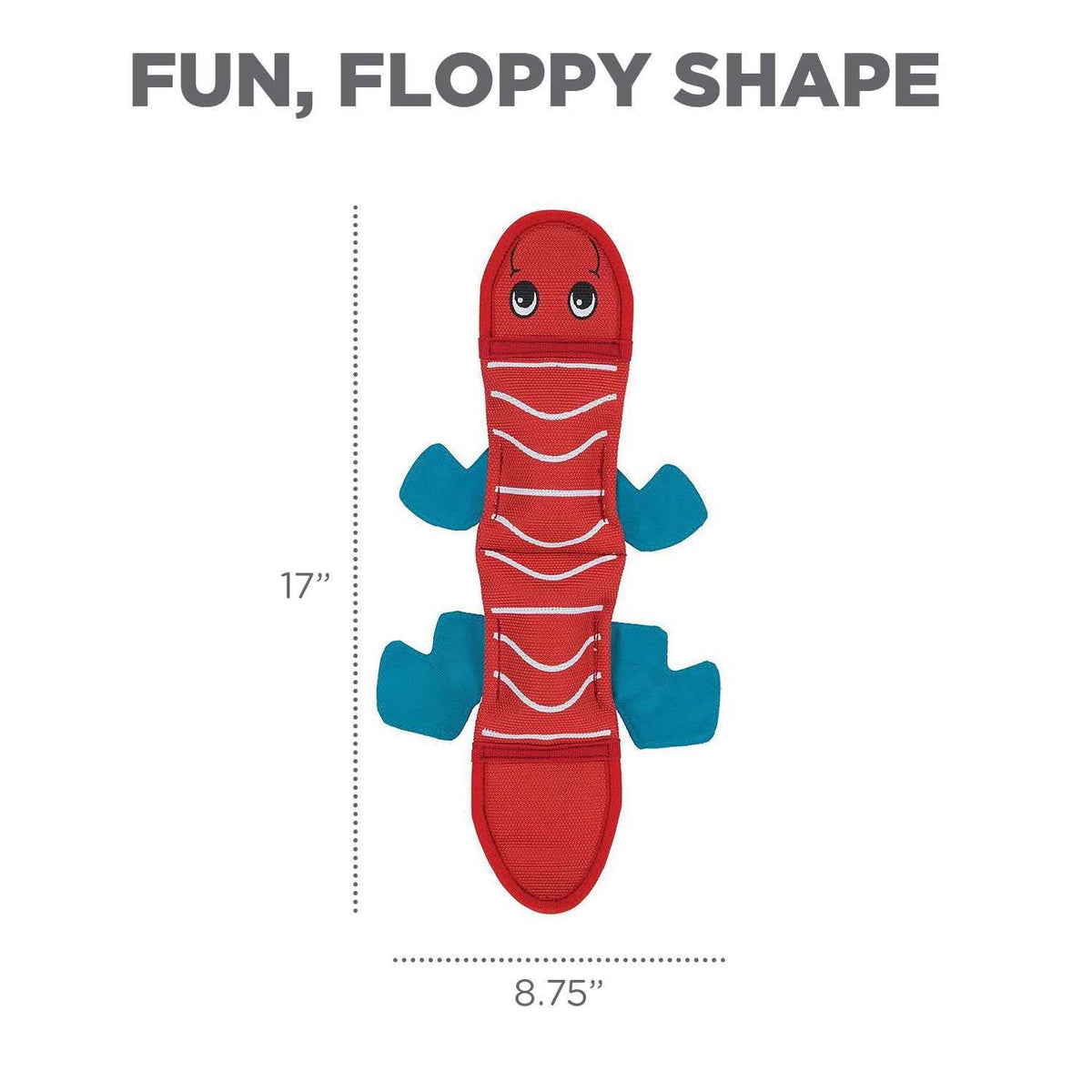 Fire Biterz Dog Toy Lizard Q179