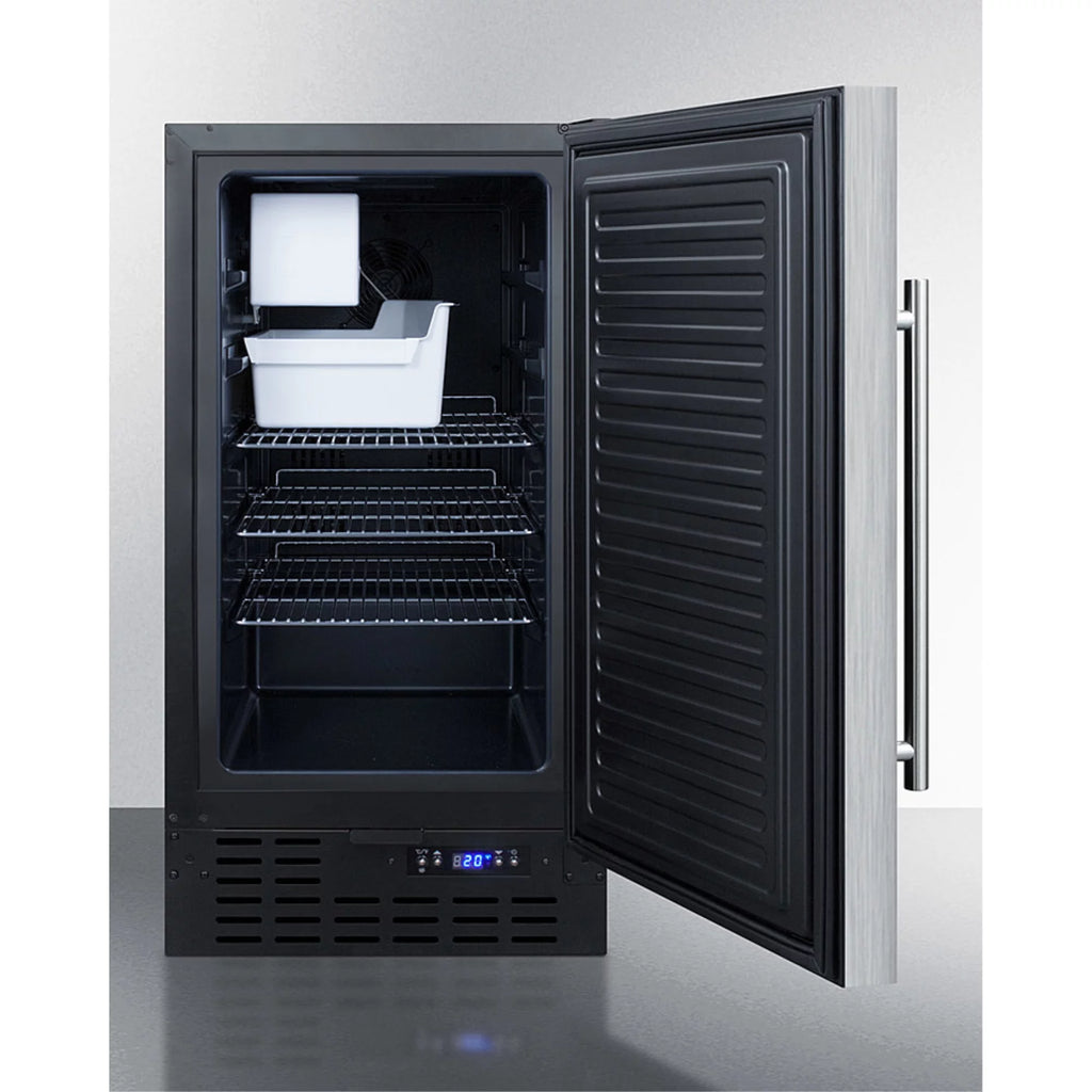 18" Undercounter Crescent Icemaker with Stainless Steel Door O40710