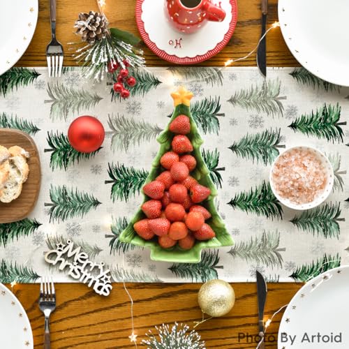 Green Christmas Table Runner 13x72 Inch H732205