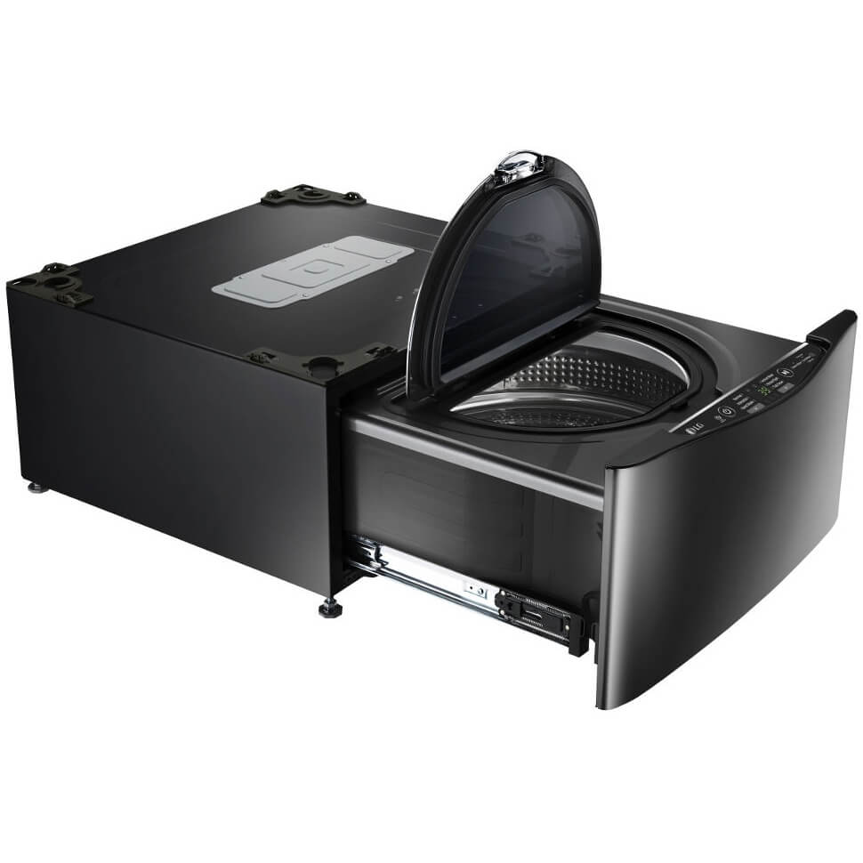 1.0 Cu. Ft. Black Stainless Pedestal Washer U5086