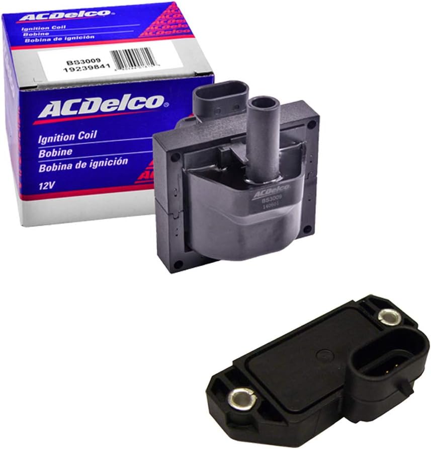 1 Ignition Coil + 1 Ignition Control Module for GM Chevrolet Cars & Trucks Z587684