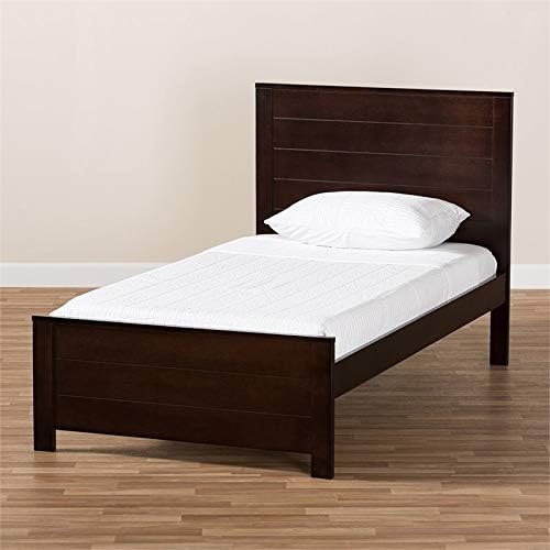Twin Platform Bed in Espresso Z305285