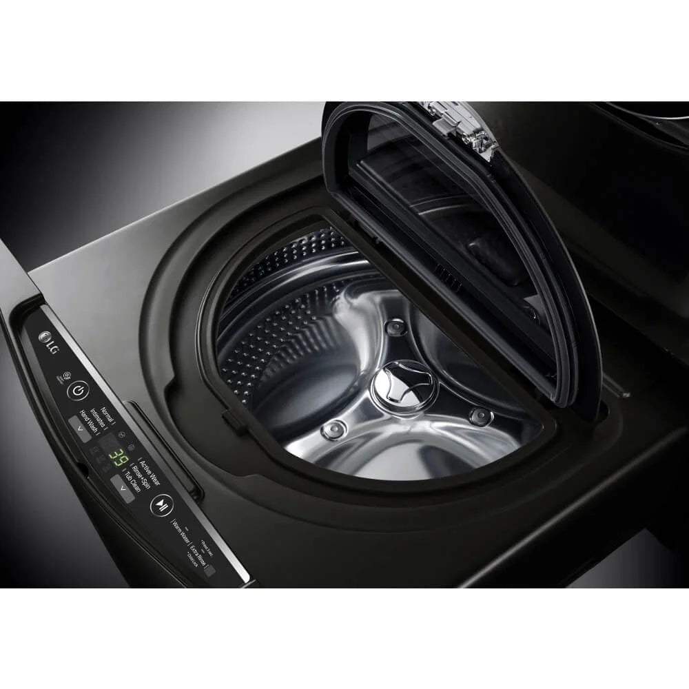 1.0 Cu. Ft. Black Stainless Pedestal Washer U5086