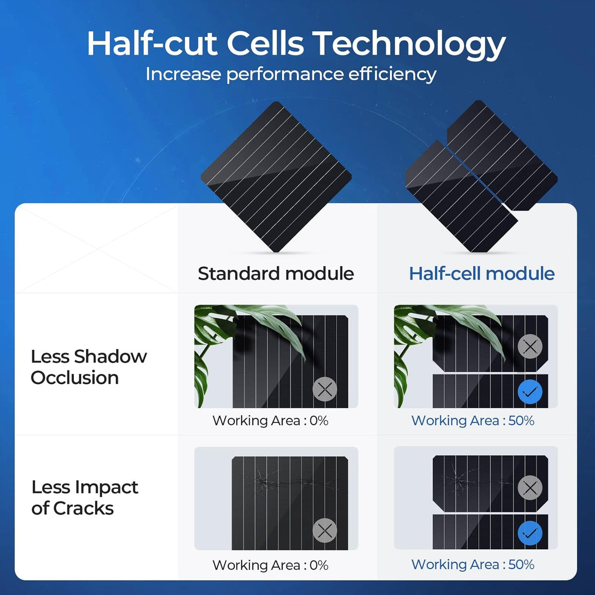 100 Watts Monocrystalline Solar Panel L2504