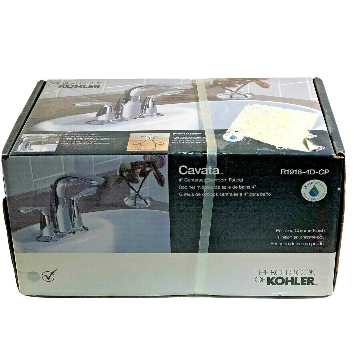 Centerset Bathroom Sink Faucet Polished Chrome N589095