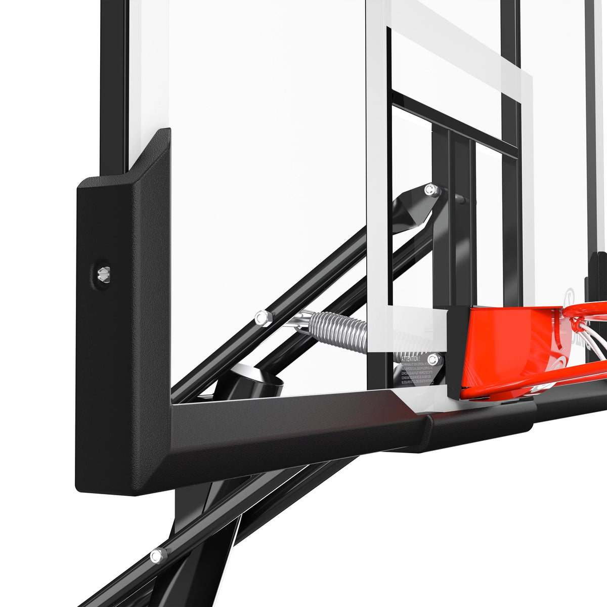 54 In. Shatter-proof Polycarbonate Portable Basketball Hoop Z6970