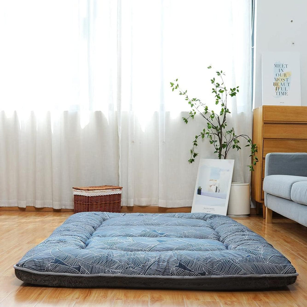 Japanese Floor Mattress Foldable Roll Up with Washable Cover K490