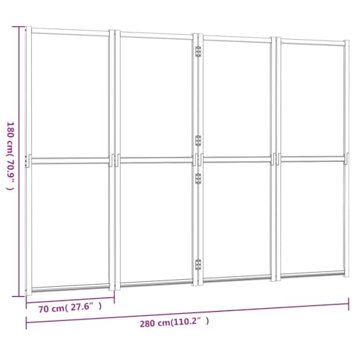 Cream White Acacia Wood Room Divider C2702