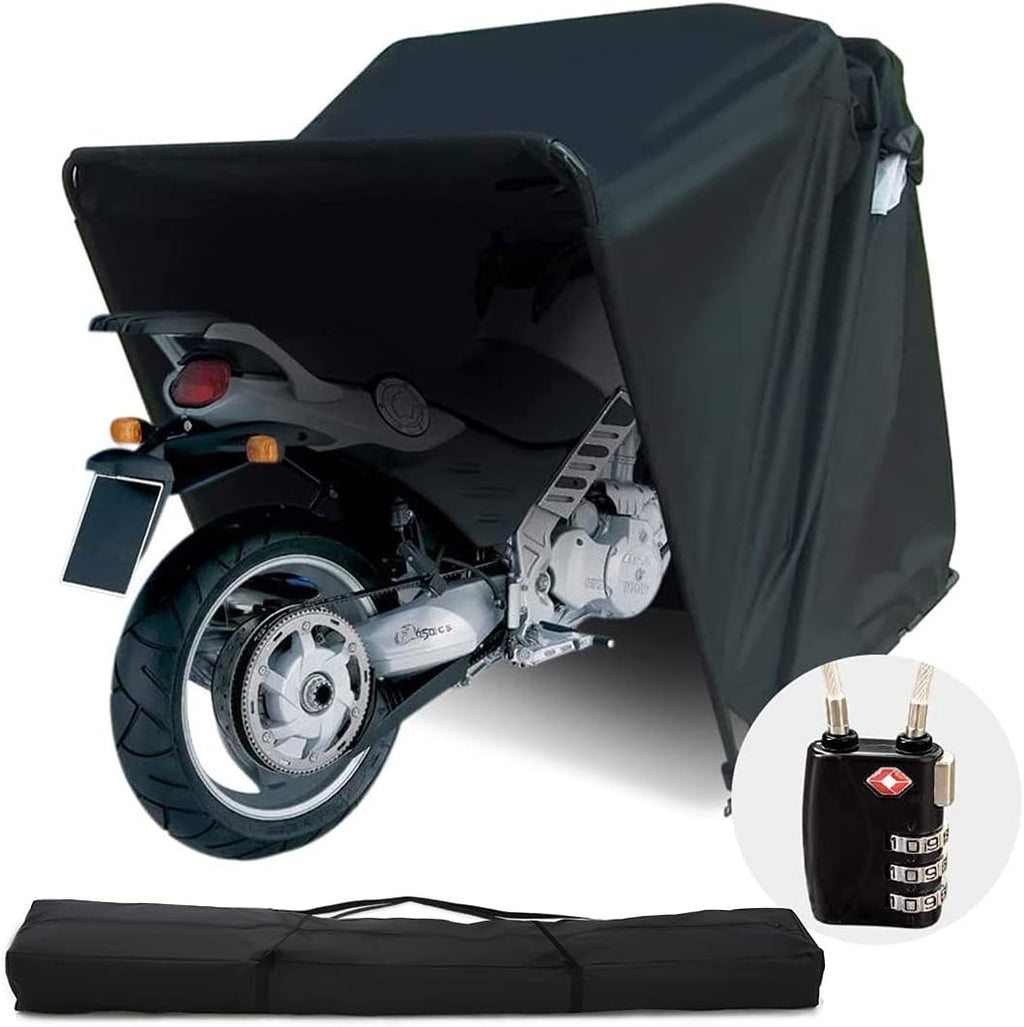 Large Size Motorcycle Shelter Shed Cover with Carry Bag K62319