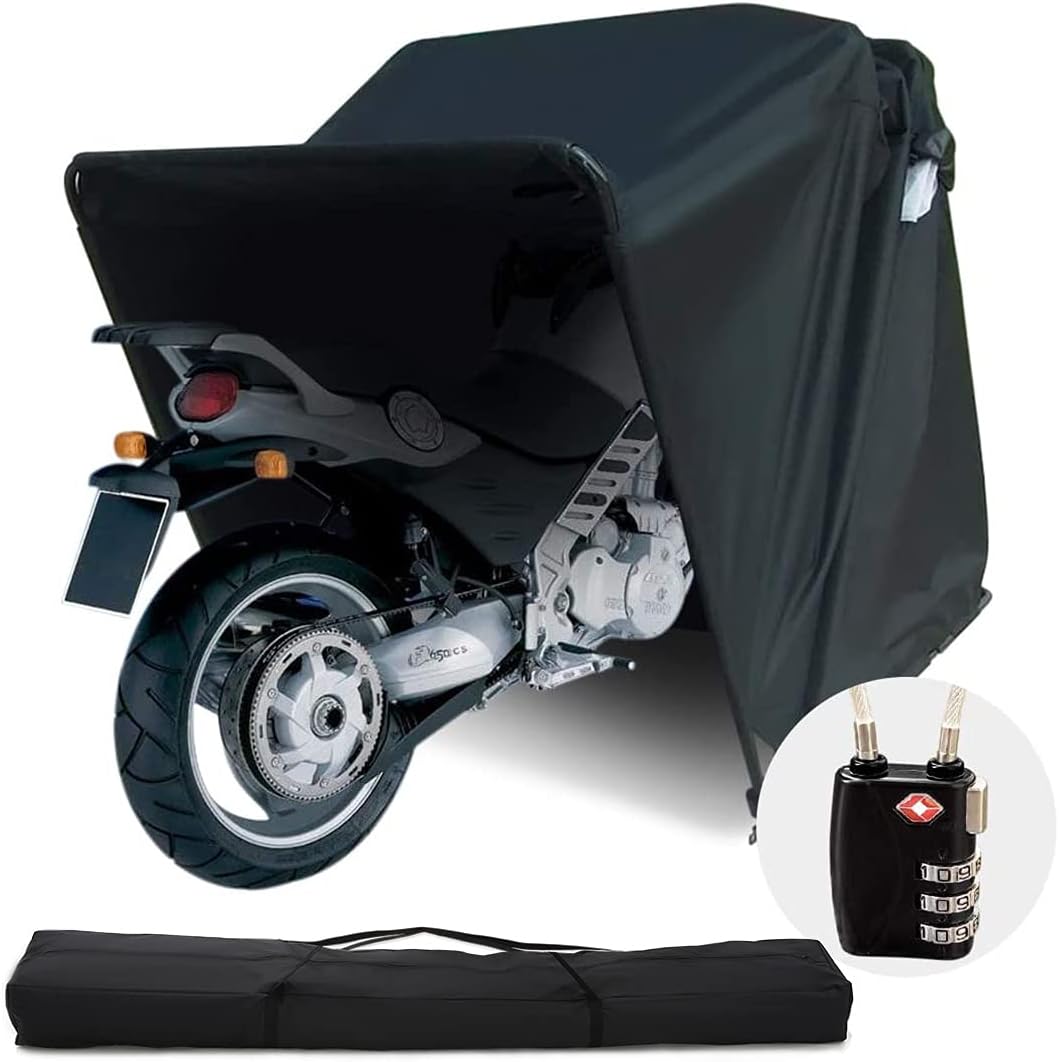 Large Size Motorcycle Shelter Shed Cover with Carry Bag K62319