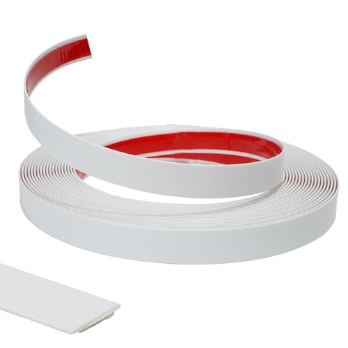 9.8Ft Peel and Stick Flexible Waterproof Wall Trim Silver C916696