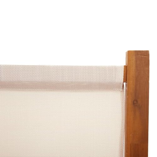 Cream White Acacia Wood Room Divider C2702