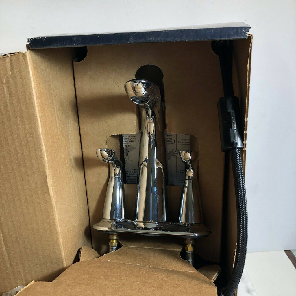 Centerset Bathroom Sink Faucet Polished Chrome N589095