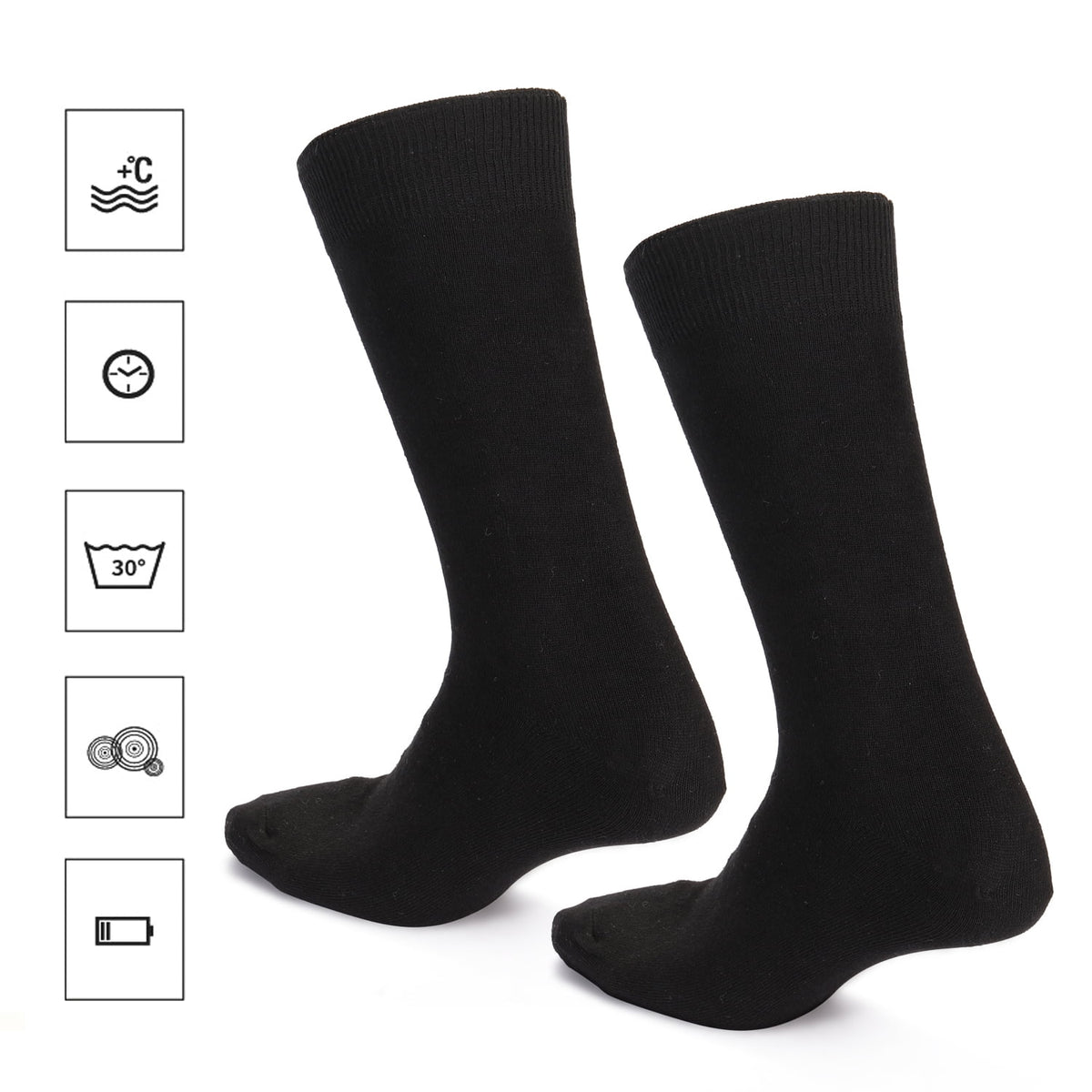 Electric Heated Socks Battery Powered Warm Winter Socks J7696