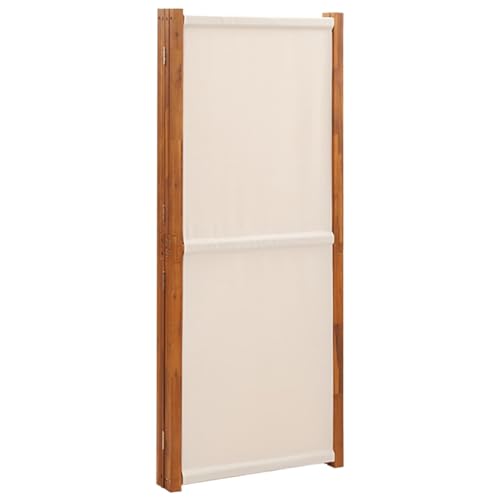 Cream White Acacia Wood Room Divider C2702
