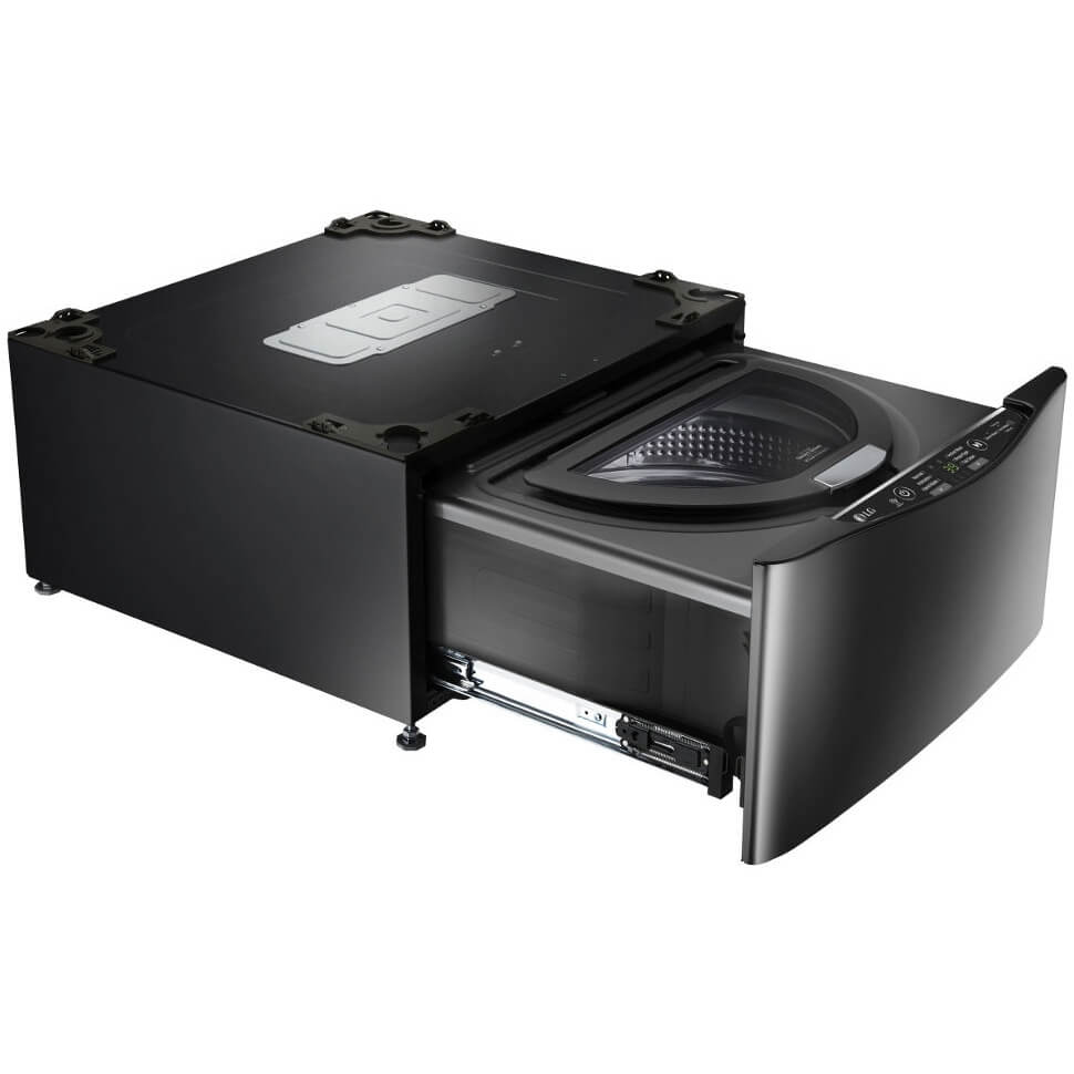 1.0 Cu. Ft. Black Stainless Pedestal Washer U5086