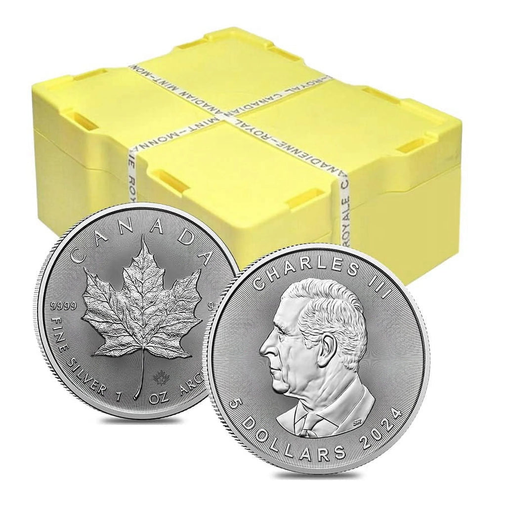 10 oz Canadian Silver Maple Leaf Coin BU Q9263
