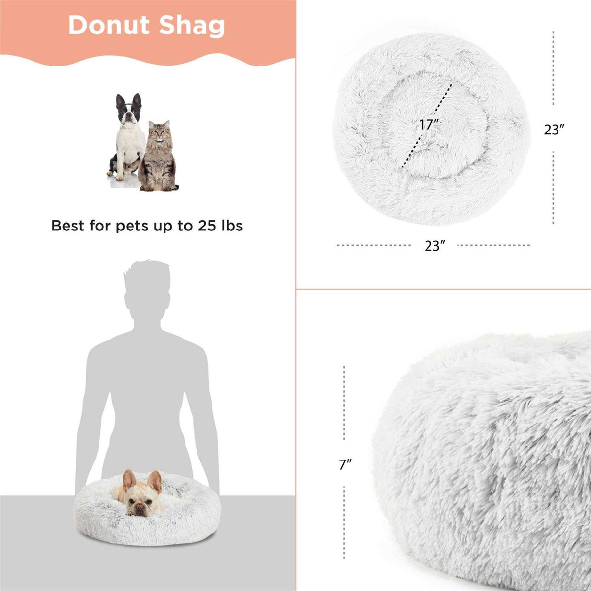 Donut Shag Bed H210