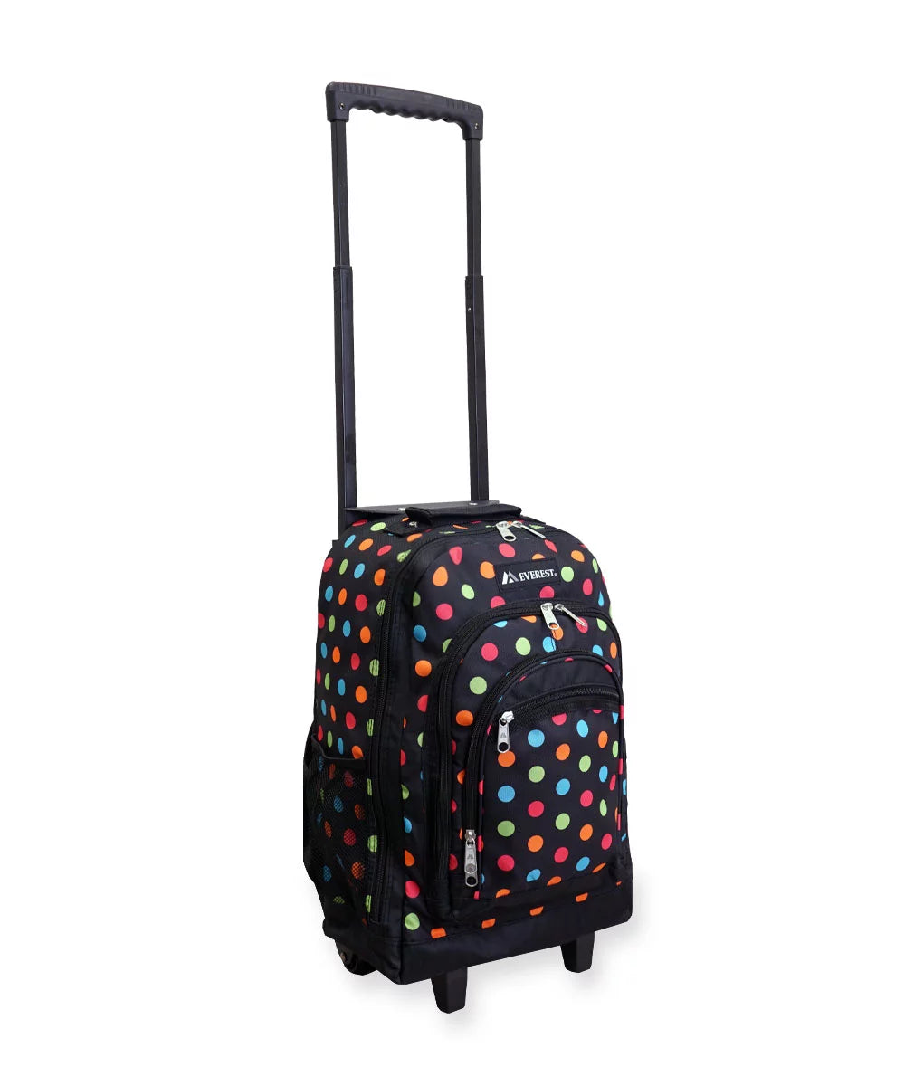 Wheeled Pattern Backpack H404555