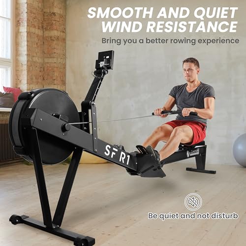 Indoor Wind Resistance Rowing Machine with LCD Display J211