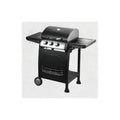 Black 2 Burner Gas Barbecue with Side Burner F345761