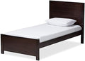 Twin Platform Bed in Espresso Z305285