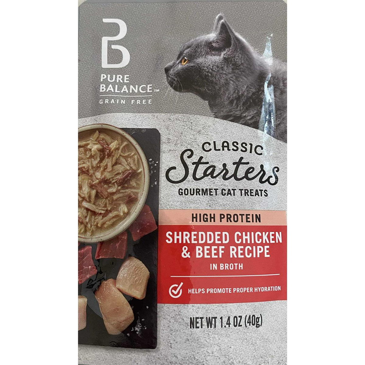 Shredded Chicken & Beef Broth Cat Treats B451