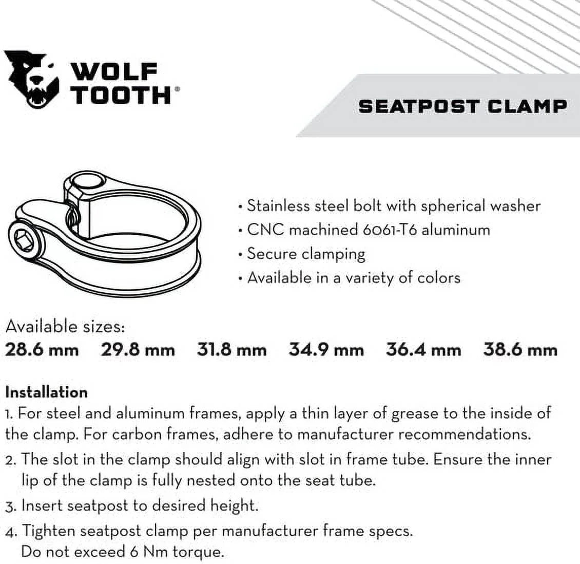 Seatpost Clamp I838