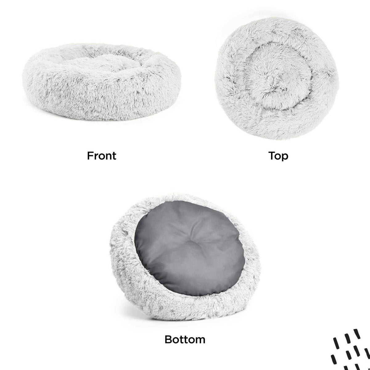 Donut Shag Bed H210